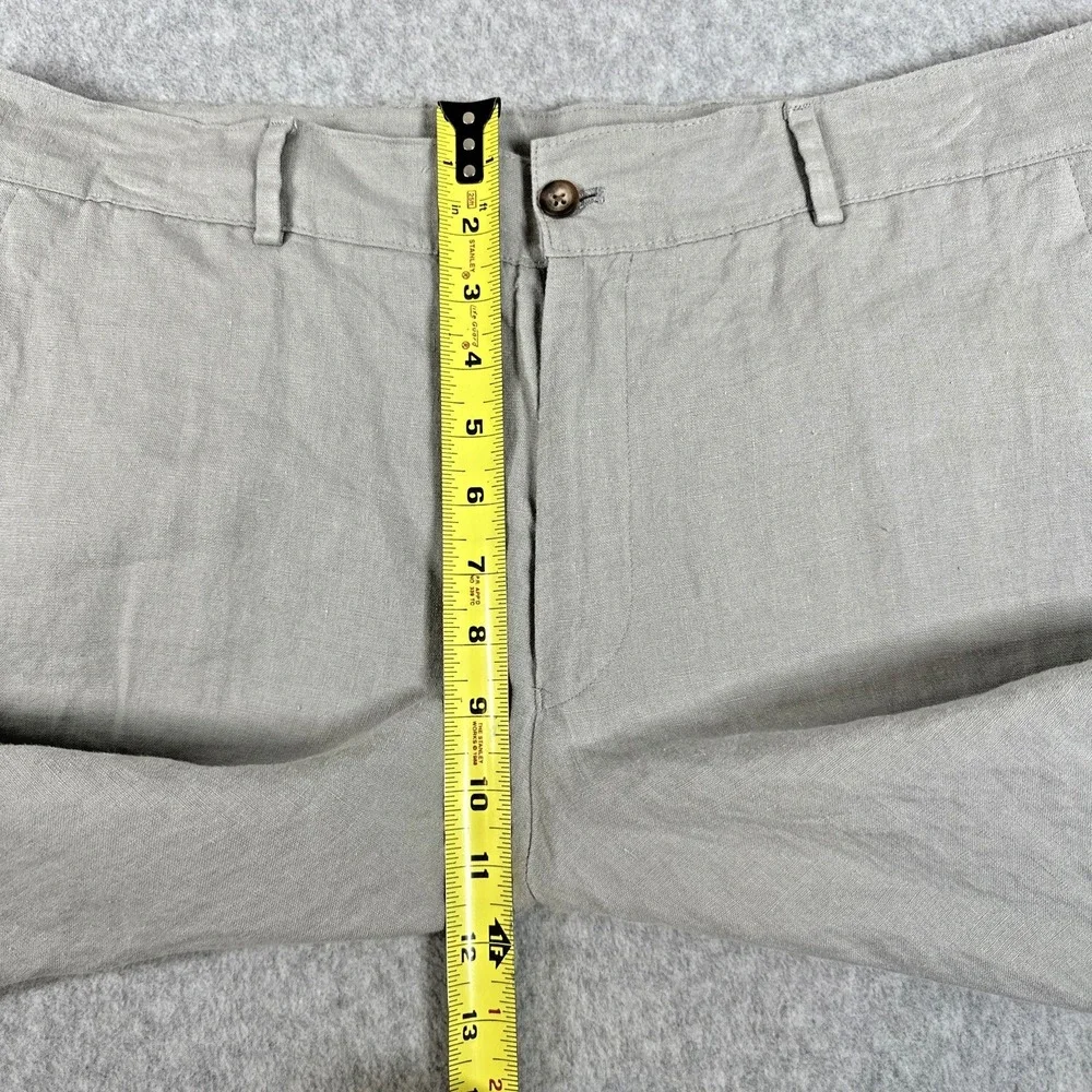 Jackson James‎ Men's Linen Chino Pants light Weight Light Khakis Size 38R(38x31)